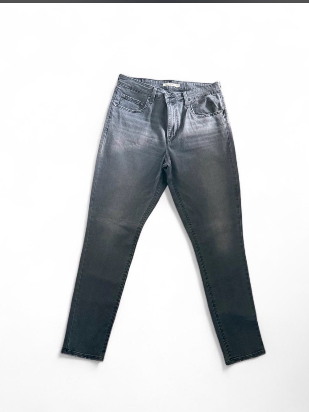 Levi’s 721 High Rise Skinny Jeans Black Wash Size 14/32